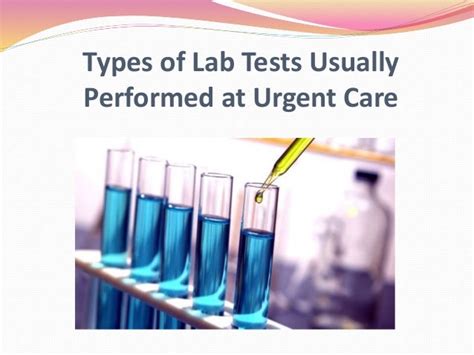 who typically performs laboratory tests